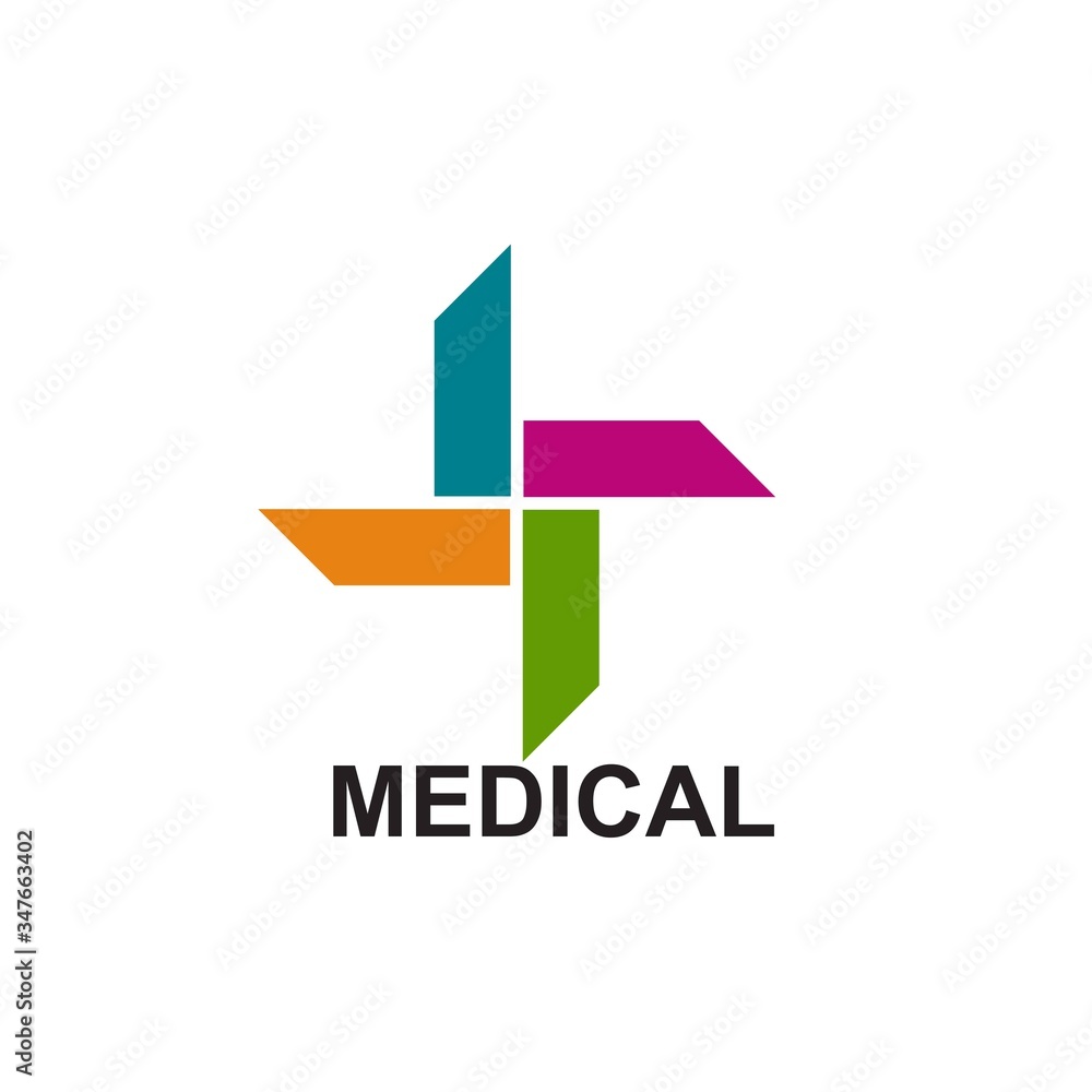 Health logo template design Health logo template design