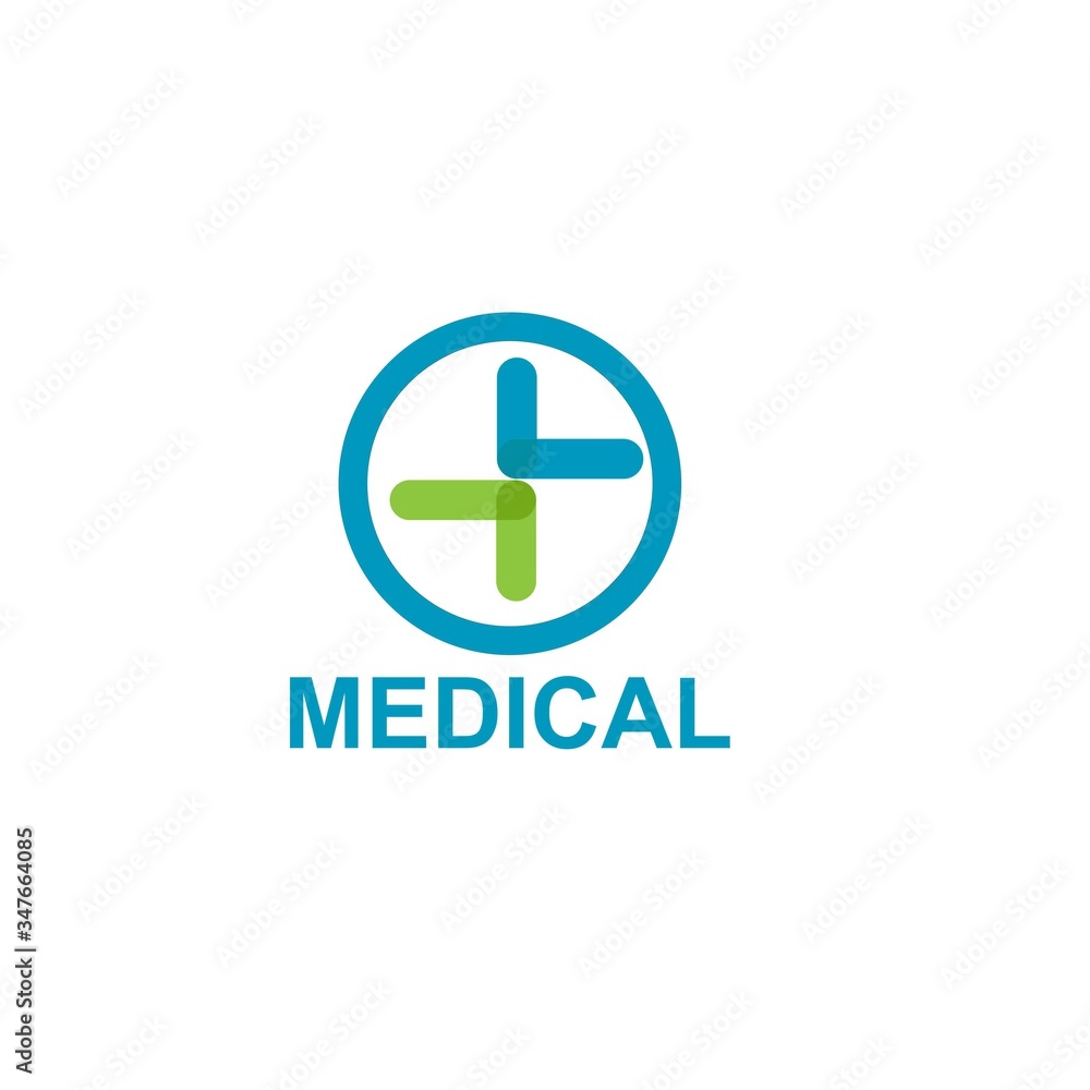 Fototapeta premium Projekt szablonu logo zdrowia