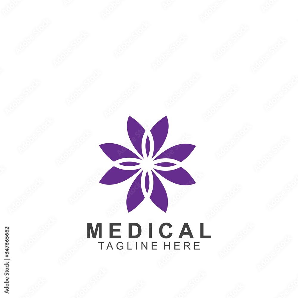 Health logo template design Health logo template design