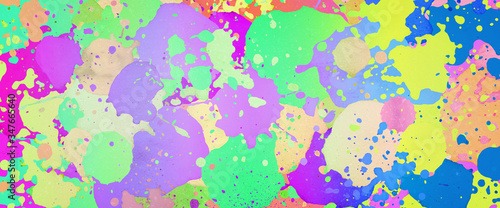 colorful paint splatter  spattering paint