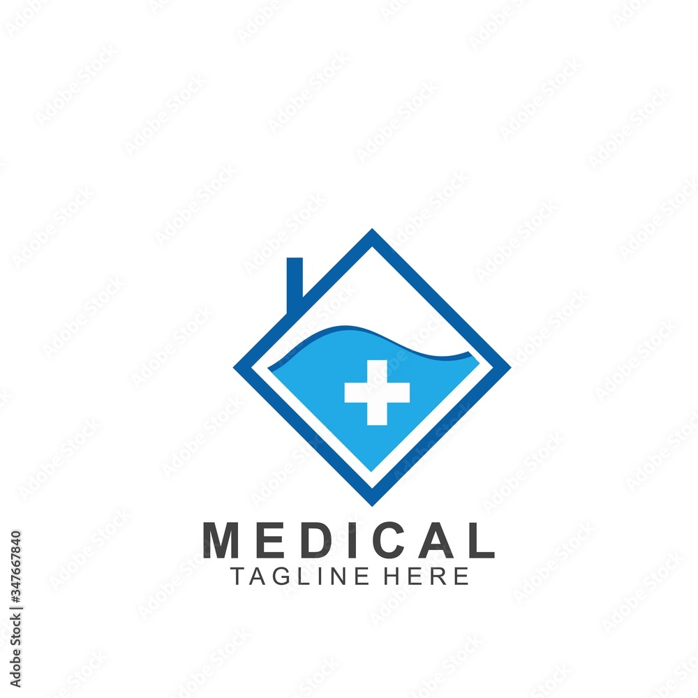 Health logo template design Health logo template design