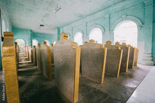 old abandoned hall