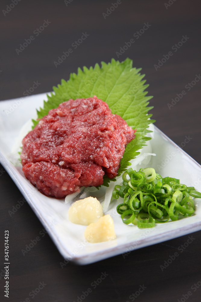 馬肉ユッケ 馬肉ユッケ