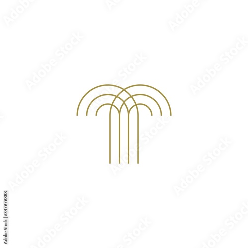 Premium palm logo design