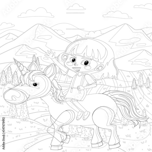 Outline Dinosaur  Illustration Suitable For Any Of Graphic Design Project Such As Coloring Book And Education