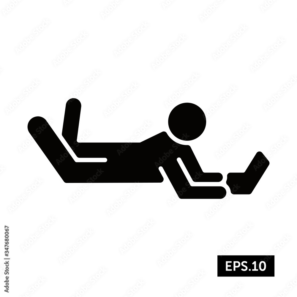 People work use a computer or notebook sign/symbol vector People work use a computer or notebook sign/symbol vector