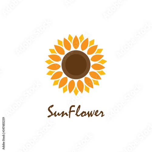 Sunflower vector design