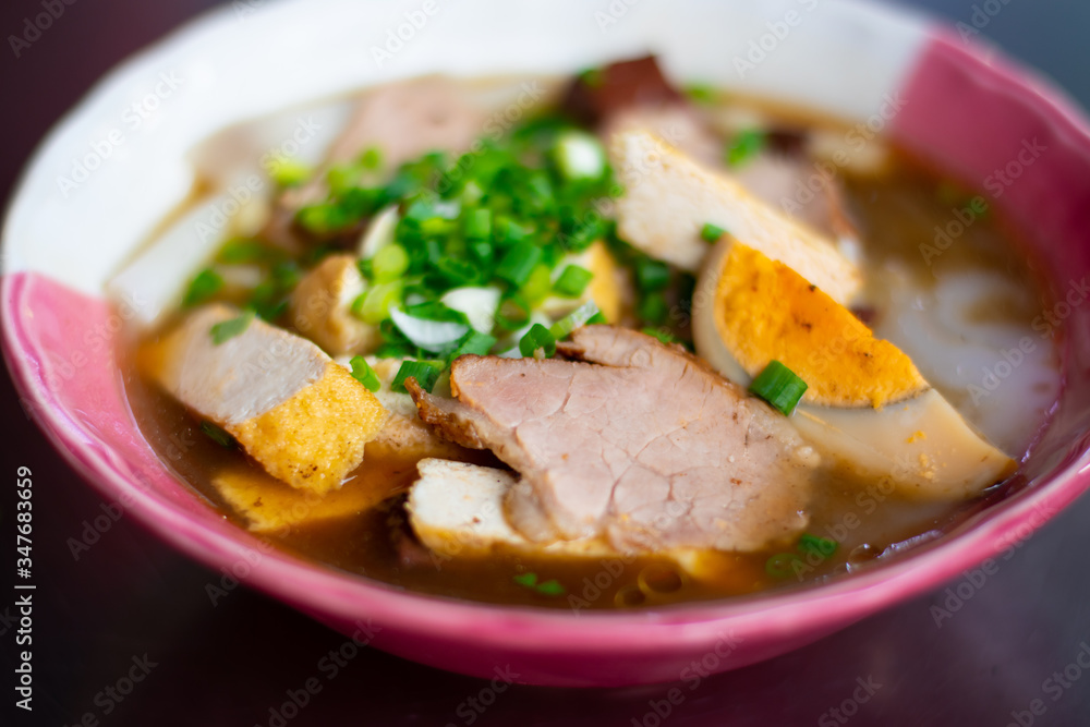 Chinese roll noodle soup Chinese roll noodle soup