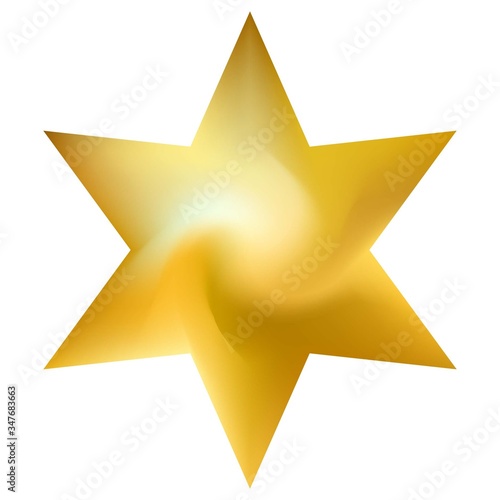 Modern background in the form of hexagram.