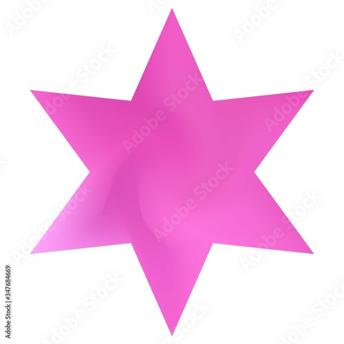 Modern background in the form of hexagram.