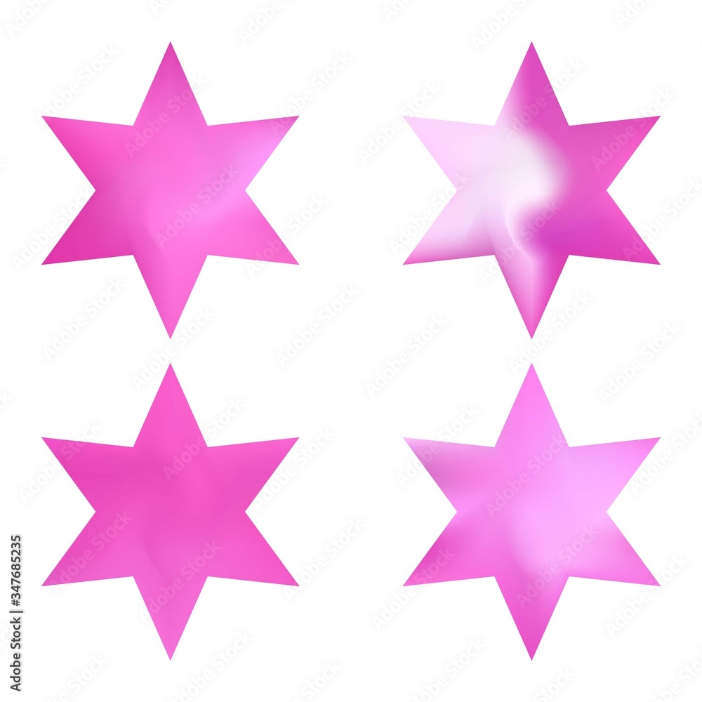 Collection of hexagram mesh backgrounds. Collection of hexagram mesh backgrounds.