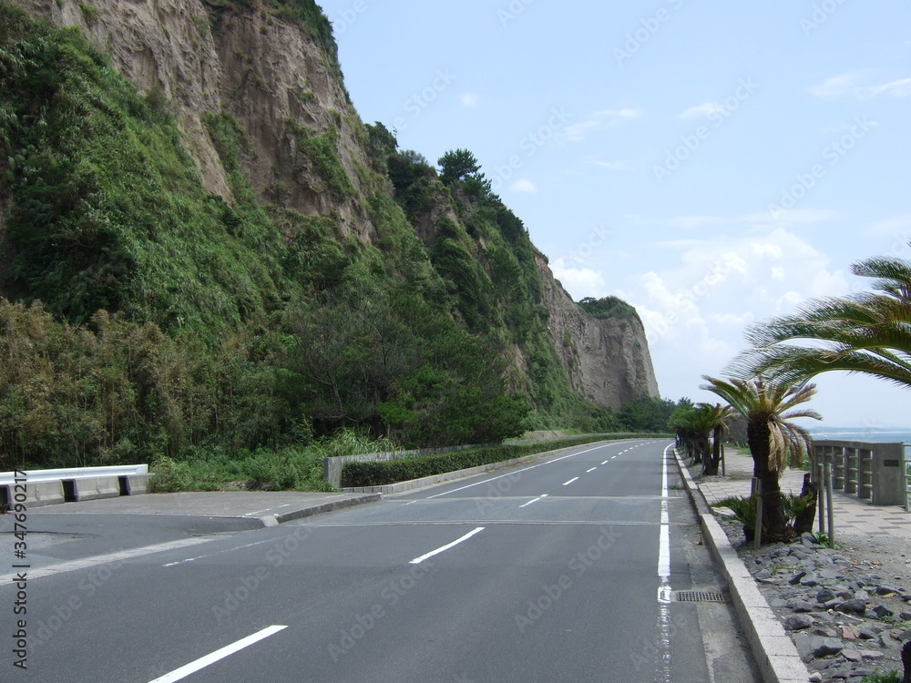南九州の田舎道 南九州の田舎道