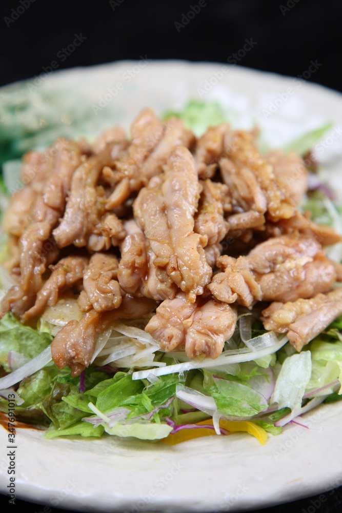せせりの炒め物 せせりの炒め物