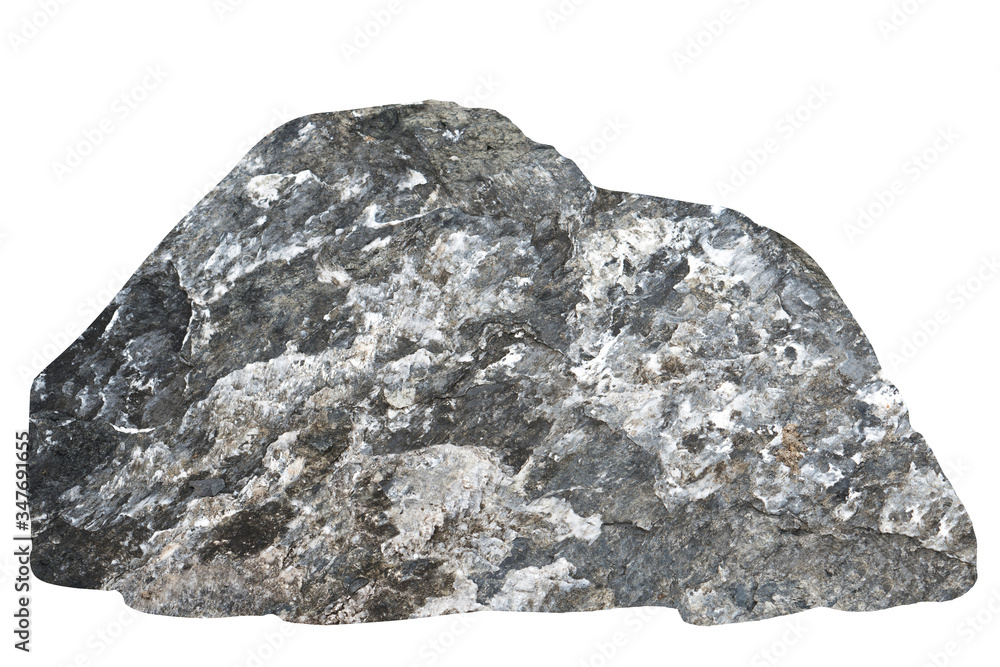 Obraz premium stones white background, Clipping path