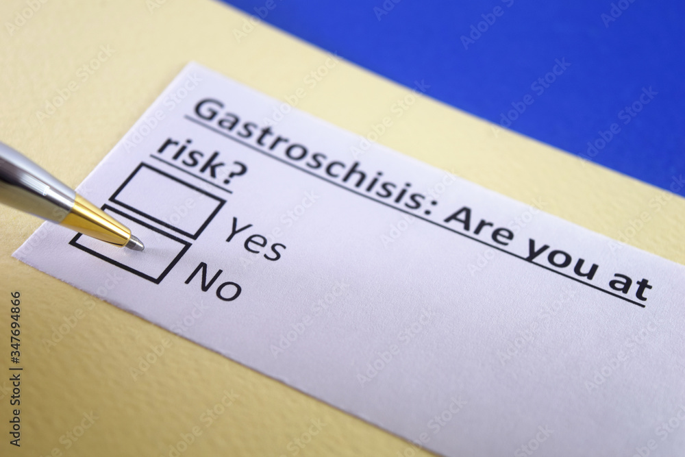 One person is answering question about gastroschisis.