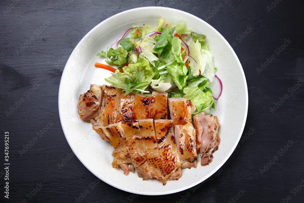 鶏肉もろみ醤油焼き 鶏肉もろみ醤油焼き