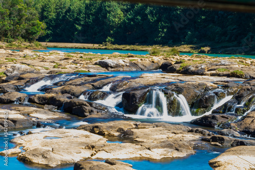 Canvas Print Pykara falls, Pykara is the name of a village and river 19 kilometres from Ooty in the Indian State of Tamil Nadu