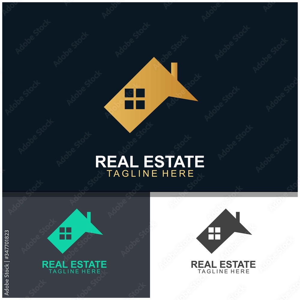 Real estate logo design