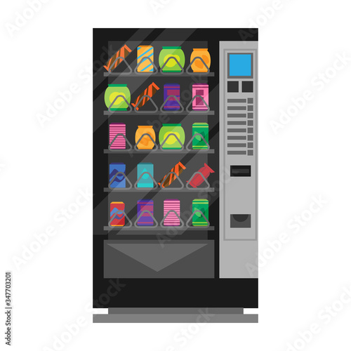 Food vending vector icon.Cartoon vector icon isolated on white background food vending.