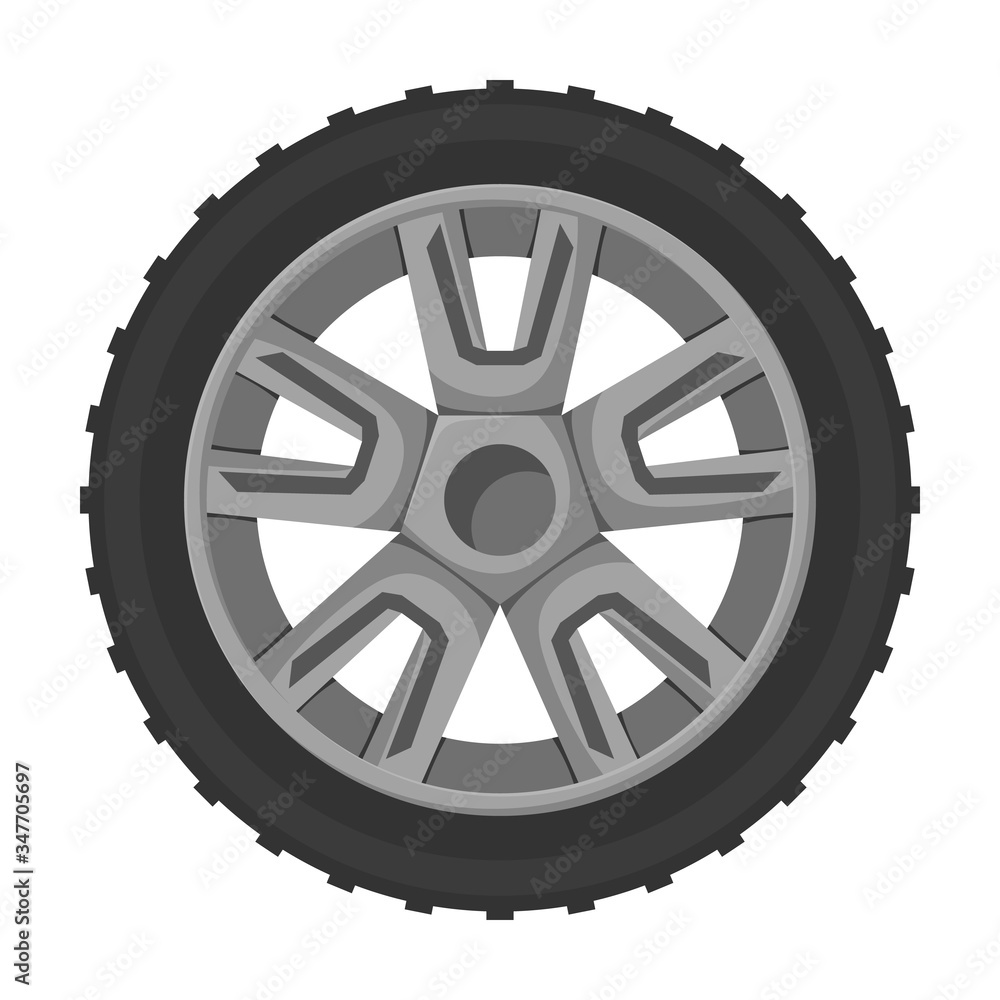 Wheel car vector icon.Cartoon vector icon isolated on white background wheel car. Wheel car vector icon.Cartoon vector icon isolated on white background wheel car.