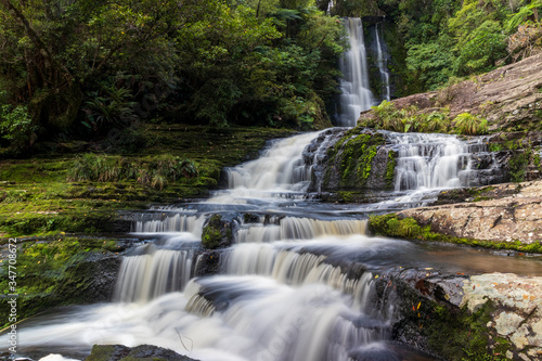 Fototapeta Naklejka Na Ścianę i Meble -  Mac Leans waterfall in New Zealand.