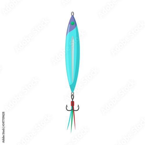 Tackle bait vector icon.Cartoon vector icon isolated on white background tackle bait.