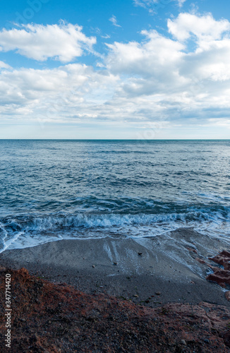 The coast of renega a clear day in Oropesa