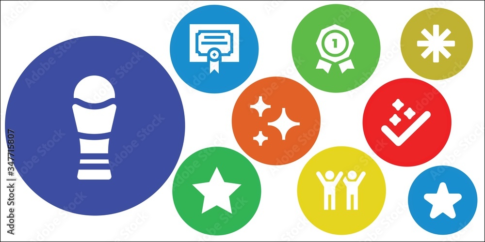 reward icon set reward icon set