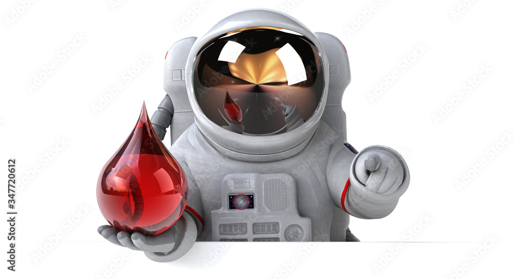 Fun astronaut - 3D Illustration Fun astronaut - 3D Illustration