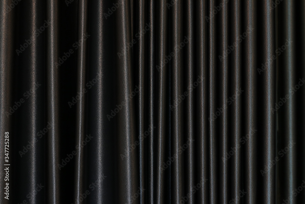 Texture surface of dark curtain background for interior design Texture surface of dark curtain background for interior design