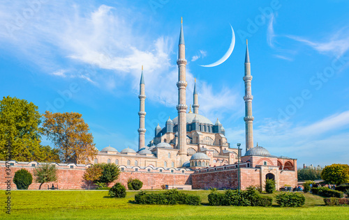 Selimiye Mosque. The UNESCO World Heritage Site Of The Selimiye Mosque, Built By Mimar Sinan In 1575  photo
