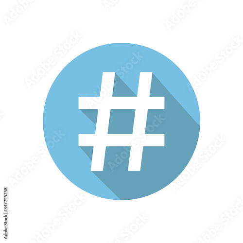 hash tag icon design vector template