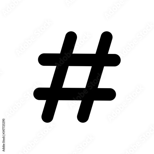 hash tag icon design vector template