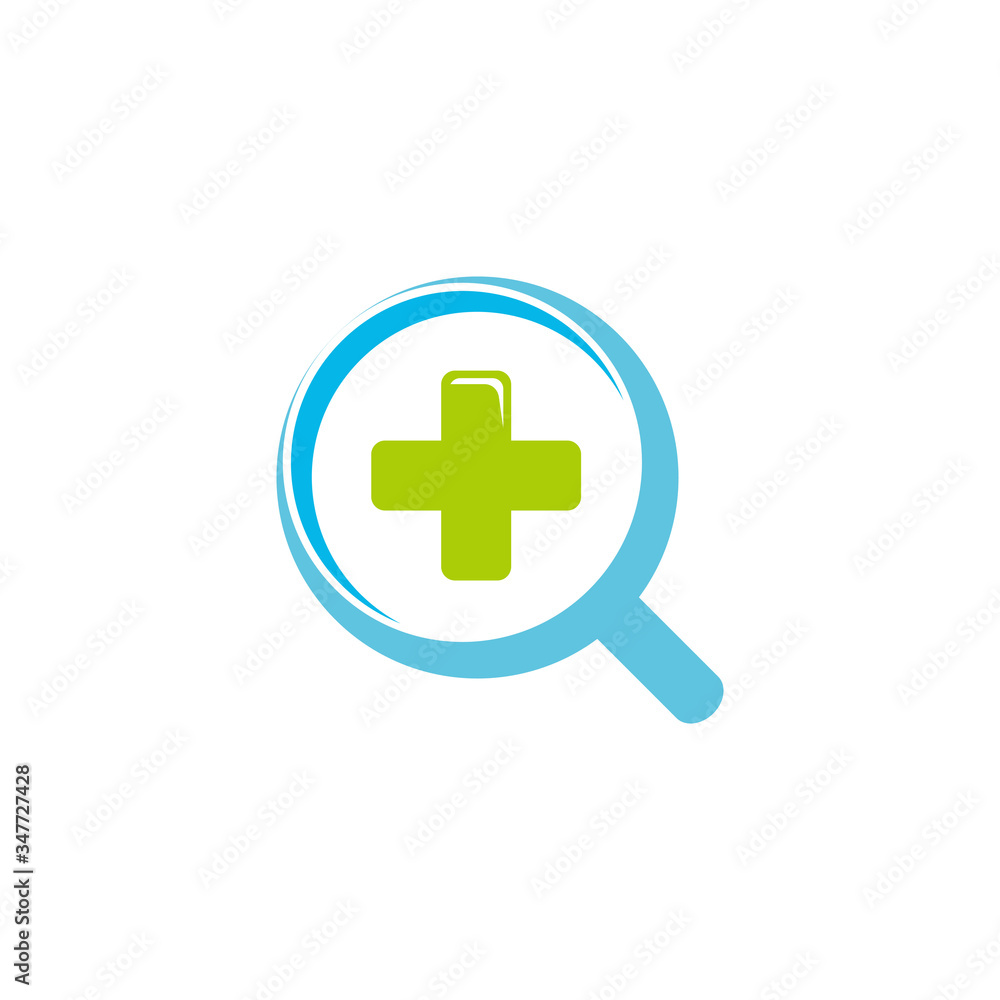 plus medical research symbol logo vector plus medical research symbol logo vector