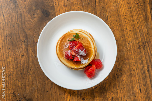 Wallpaper Mural パンケーキセット Very delicious homemade pancake set Torontodigital.ca