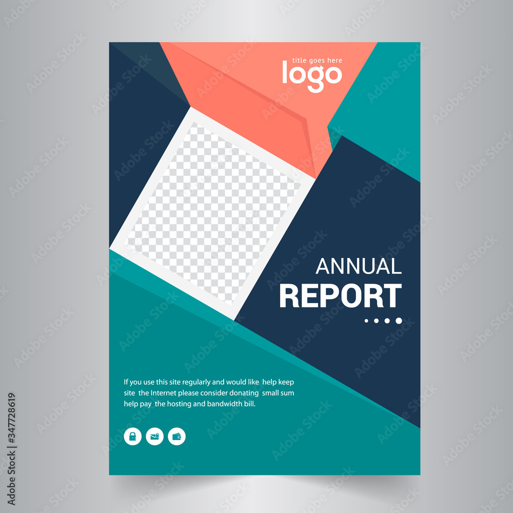 Annual report flyer design template Design. Annual report flyer design template Design.