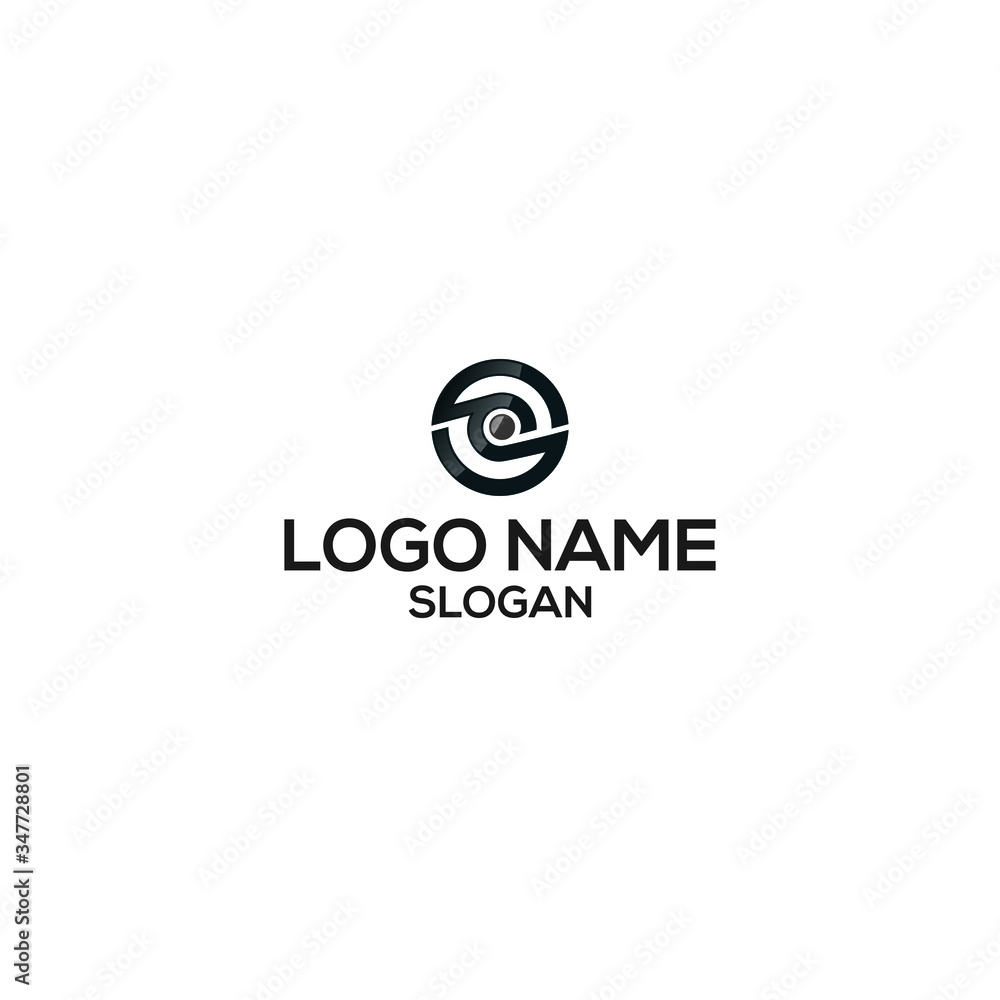 Vector logo art template icon of letter S with source file for web business