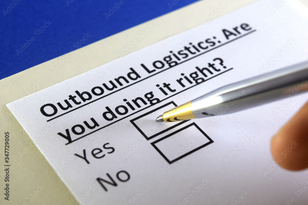 One person is answering question about outbound logistics.