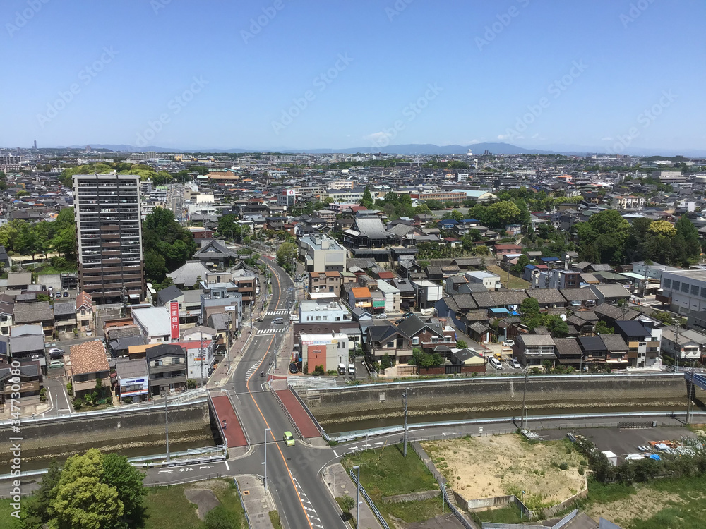 Scenery in front of Narumi Station	
