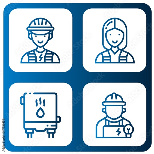 installation icon set