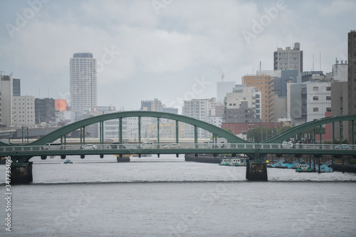 Arch bridge over the river © Rattana