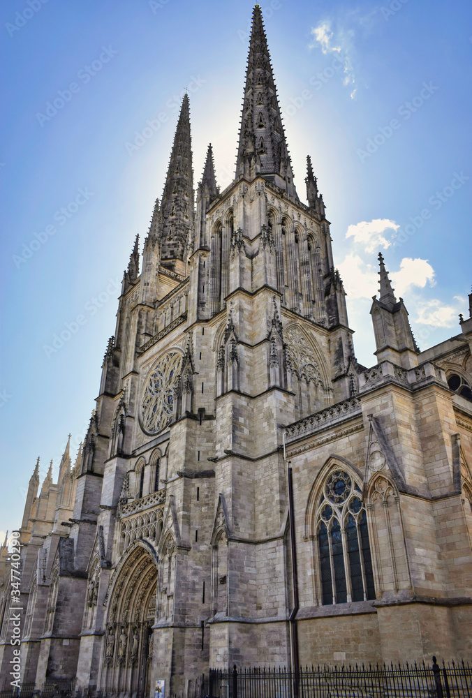 Fachada principal Catedral de Burdeos
