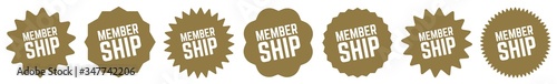Membership Tag Gold | Icon | Sticker | Deal Label | Variations