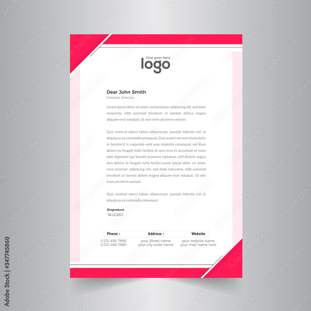 Business style letter head templates for your project design. Business style letter head templates for your project design.
