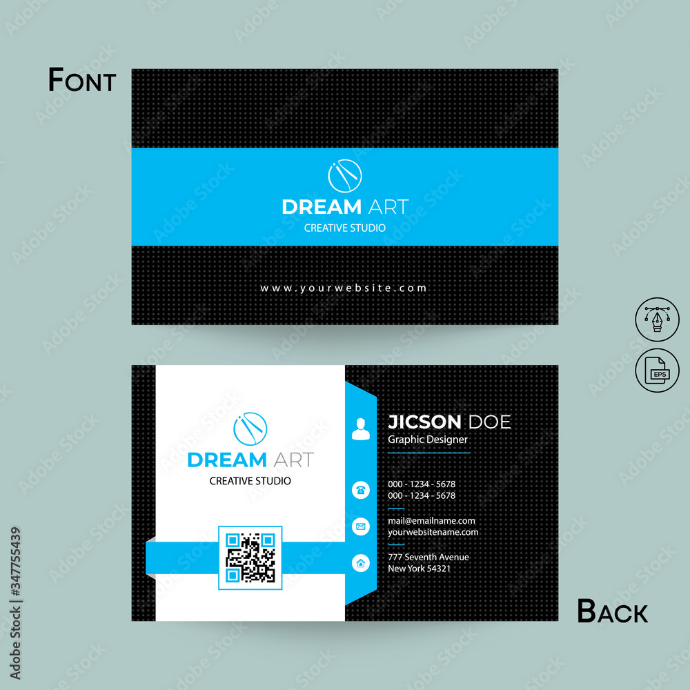 Simple and Clean professional Business Card Template Simple and Clean professional Business Card Template