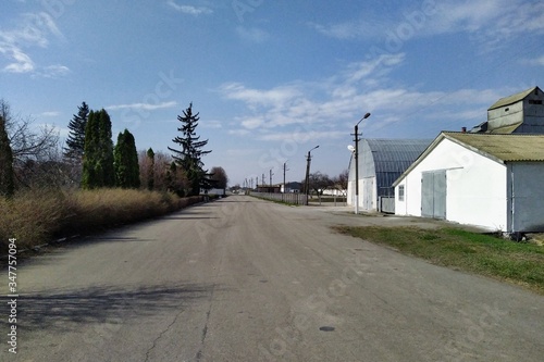 Agricultural factory at sunny spring daytime © Samumneo