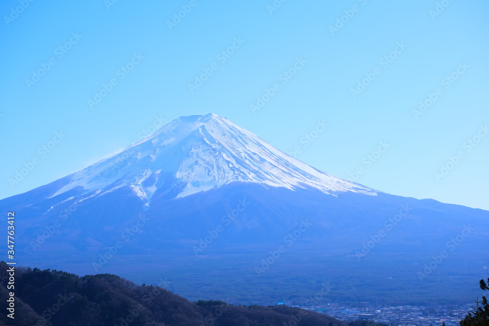快晴と富士山（Mt.Fuji）