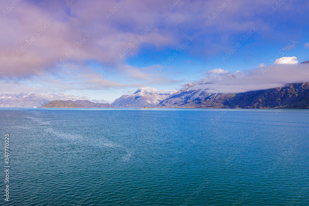 Alaska landscape. The beautiful nature of Alaska. Banner panorama.