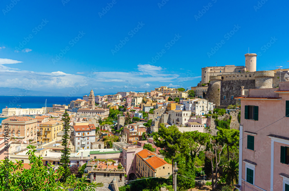 Gaeta Italy. A general view of the old town.