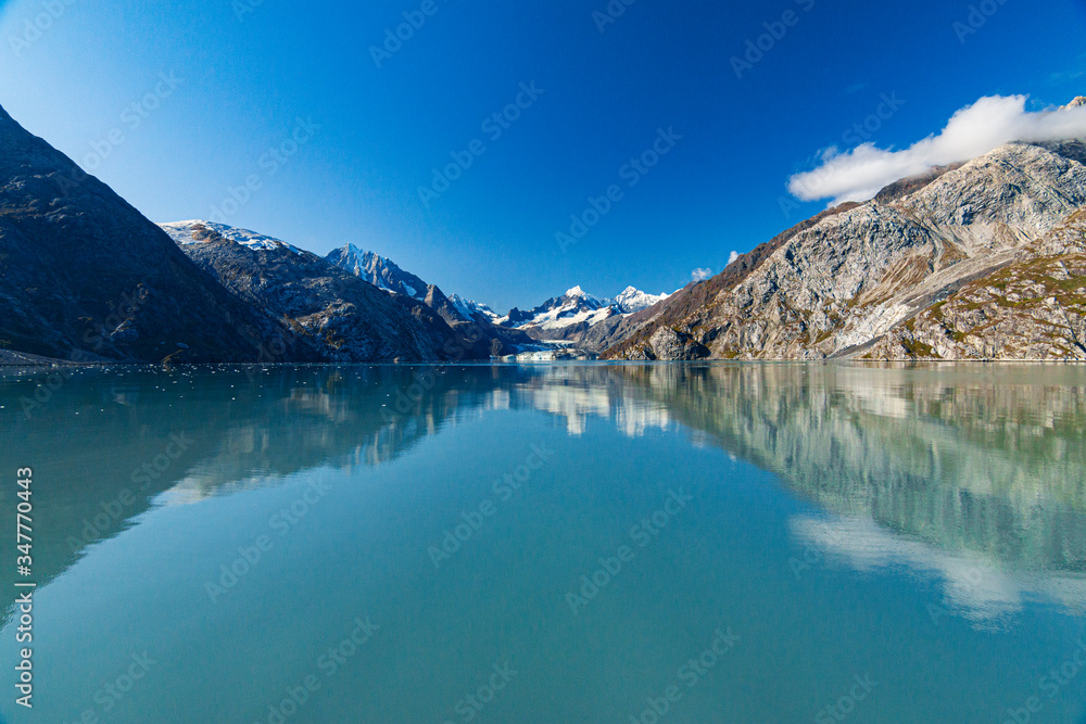 Alaska landscape. The beautiful nature of Alaska. Banner panorama. Alaska landscape. The beautiful nature of Alaska. Banner panorama.